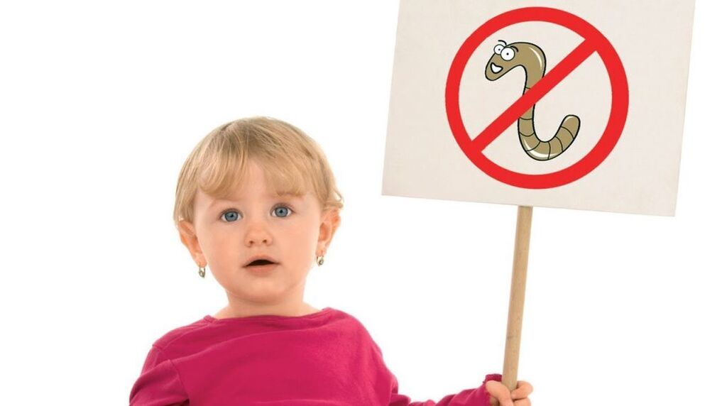 Децата са най-податливи на инфекция с червеи
